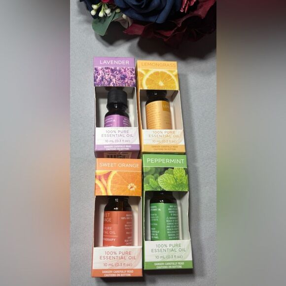 4 NEW Sharper Image 100% Pure Essential Oil Size 10 ml Soap Making Crafts - Picture 2 of 7